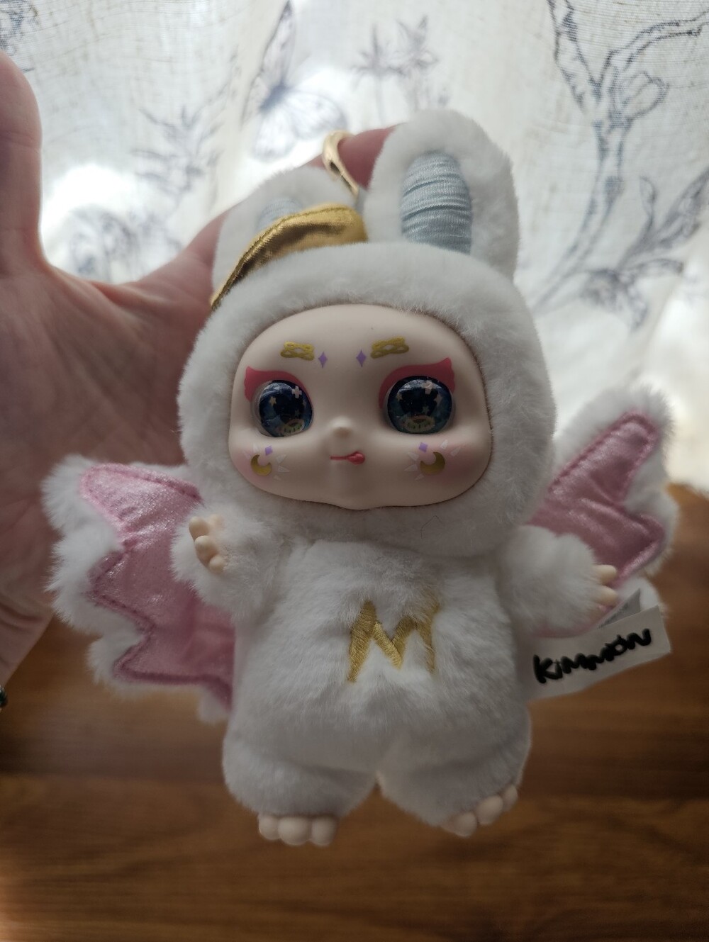 Kimmon Mimon Dream Maker Series White Angel Plush Keychain (No Box)